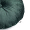 Dutch Decor - OLLY - Sierkussen rond velvet Ø40 cm - Mountain View - donkergroen