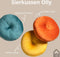 Dutch Decor - OLLY - Sierkussen rond velvet Ø40 cm - Potters Clay - oranje / terracotta