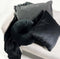 Dutch Decor - OLLY - Sierkussen rond velvet Ø40 cm - Raven - zwart