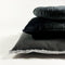 Dutch Decor - OLLY - Sierkussen rond velvet Ø40 cm - Raven - zwart