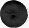 Dutch Decor - OLLY - Sierkussen rond velvet Ø40 cm - Raven - zwart