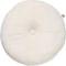 Dutch Decor - OLLY - Sierkussen rond velvet Ø40 cm - Snow White - wit