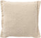 Dutch Decor OTIS - Kussenhoes 45x45 cm - effen kleur - unieke stof - Snow White - wit - met rits - zonder binnenkussen
