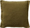 Dutch Decor OTIS - Kussenhoes 45x45 cm - effen kleur - unieke stof - Military Olive - groen - met rits - zonder binnenkussen