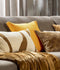 Dutch Decor OTIS - Kussenhoes 45x45 cm - effen kleur - unieke stof - Golden Glow - geel - met rits - zonder binnenkussen
