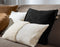Dutch Decor OTIS - Kussenhoes 45x45 cm - effen kleur - unieke stof - Raven - zwart - met rits - zonder binnenkussen