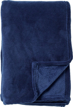 Dutch Decor - OWEN - Plaid 130x160 cm - coral fleece deken - heerlijk zacht - Insignia Blue - blauw