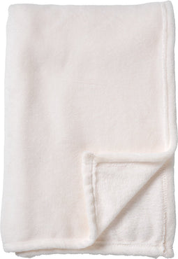 Dutch Decor - OWEN - Plaid 130x160 cm - coral fleece deken - heerlijk zacht - Snow White - offwhite