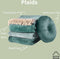 Dutch Decor - OWEN - Plaid 130x160 cm - coral fleece deken - heerlijk zacht - Sagebrush Green - groen