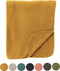 Dutch Decor - PABLO - Plaid 150x200 cm - 100% polyester - fleece terrasplaid - Golden Glow - geel
