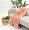 Dutch Decor - PABLO - Plaid 150x200 cm - 100% polyester - fleece terrasplaid - Muted Clay - roze