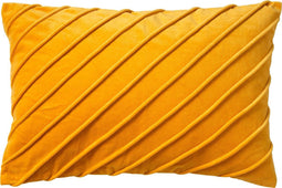 Dutch Decor PACO - Kussenhoes velvet 40x60 cm Golden Glow - geel - met rits - zonder binnenkussen