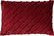 Dutch Decor PACO - Kussenhoes velvet 40x60 cm Merlot - rood - met rits - zonder binnenkussen