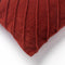 Dutch Decor PACO - Kussenhoes velvet 40x60 cm Merlot - rood - met rits - zonder binnenkussen