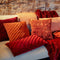 Dutch Decor PACO - Sierkussen velvet 40x60 cm Merlot - rood - Inclusief binnenkussen