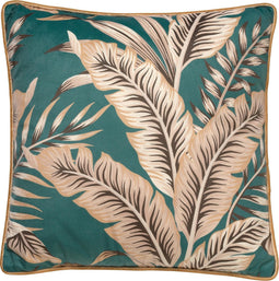 Dutch Decor PALMER - Sierkussen velvet Sagebrush Green 45x45 cm - groen - Inclusief binnenkussen