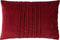 Dutch Decor PAX - Kussenhoes velvet 40x60 cm Merlot - rood - met rits - zonder binnenkussen