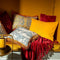 Dutch Decor PAX - Sierkussen velvet 40x60 cm Golden Glow - geel - Inclusief binnenkussen