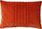 Dutch Decor PAX - Sierkussen velvet 40x60 cm Potters Clay - oranje - Inclusief binnenkussen