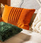 Dutch Decor PAX - Sierkussen velvet 40x60 cm Potters Clay - oranje - Inclusief binnenkussen