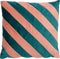 Dutch Decor PEBBE - Kussenhoes velvet 45x45 cm - sagebrush green - groen - strepen - met rits - zonder binnenkussen