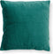 Dutch Decor PEMM - Kussenhoes Sierkussen velvet 45x45 cm - sagebrush green - groen - roze strepen - color blocking - met rits - zonder binnenkussen