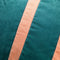 Dutch Decor PEMM - Kussenhoes Sierkussen velvet 45x45 cm - sagebrush green - groen - roze strepen - color blocking - met rits - zonder binnenkussen