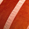 Dutch Decor PEMM - Kussenhoes velvet 45x45 cm - Potters Clay - oranje - roze streepjes - met rits - zonder binnenkussen