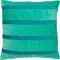 Dutch Decor PEMM - Sierkussen velvet 45x45 cm - Beveled Glass - groen - blauwe streepjes - Inclusief binnenkussen