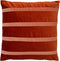 Dutch Decor PEMM - Sierkussen velvet 45x45 cm - Potters Clay oranje - roze streepjes - Inclusief binnenkussen