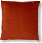 Dutch Decor PEMM - Sierkussen velvet 45x45 cm - Potters Clay oranje - roze streepjes - Inclusief binnenkussen