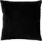 Dutch Decor PEMM - Sierkussen velvet 45x45 cm - raven - zwart - witte streepjes - Inclusief binnenkussen