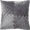Dutch Decor PHILLY - Kussenhoes velvet 45x45 cm - Charcoal Gray - antraciet - met rits