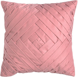 Dutch Decor PHILLY - Kussenhoes velvet 45x45 cm - Dusty Rose - roze - met rits - zonder binnenkussen