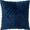 Dutch Decor PHILLY - Kussenhoes velvet 45x45 cm - Insignia Blue - donkerblauw - met rits - zonder binnenkussen