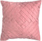 Dutch Decor PHILLY - Sierkussen velvet 45x45 cm - Dusty Rose - roze - Inclusief binnenkussen