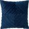 Dutch Decor PHILLY - Sierkussen velvet 45x45 cm - Insignia Blue - donkerblauw - Inclusief binnenkussen