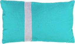 Dutch Decor PIPPA - Kussenhoes velvet 30x50 cm - Aquarelle - blauw - met rits - zonder binnenkussen