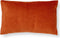 Dutch Decor PIPPA - Kussenhoes velvet 30x50 cm - Potters Clay - oranje - met rits - zonder binnenkussen