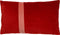 Dutch Decor PIPPA - Sierkussen velvet Aurora Red 30x50 cm - rood - Inclusief binnenkussen