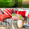 Dutch Decor PIPPA - Sierkussen velvet Aurora Red 30x50 cm - rood - Inclusief binnenkussen