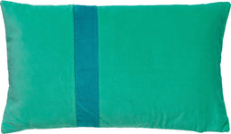 Dutch Decor PIPPA - Sierkussen velvet Beveled Glass 30x50 cm - groen - Inclusief binnenkussen