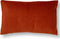 Dutch Decor PIPPA - Sierkussen velvet Potters Clay 30x50 cm - oranje - Inclusief binnenkussen