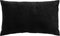 Dutch Decor PIPPA - Sierkussen velvet Raven 30x50 cm - zwart - Inclusief binnenkussen