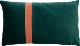 Dutch Decor PIPPA - Sierkussen velvet Sagebrush Green 30x50 cm - groen - Inclusief binnenkussen