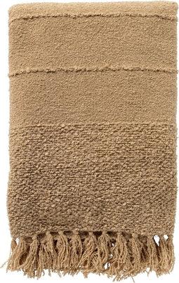 Dutch Decor PLaid Senna - Recyclet Polyester - Beige - 140x180 cm - Irish Cream