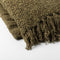 Dutch Decor PLaid Senna - Recyclet Polyester - Groen - 140x180 cm - Military Olive