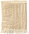 Dutch Decor Plaid Stefano - Katoen/Polyester - Naturel - 140x180 cm (BxH)
