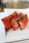 Dutch Decor REBEL - Kussenhoes velvet 30x50 cm Potters Clay - oranje - met rits - zonder binnenkussen