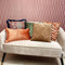 Dutch Decor REBEL - Kussenhoes velvet 30x50 cm Potters Clay - oranje - met rits - zonder binnenkussen